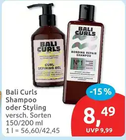 Budni Bali curls shampoo oder styling Angebot