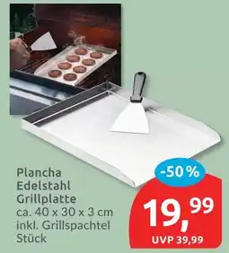 Budni Plancha edelstahl grillplatte Angebot