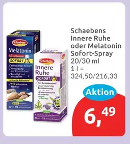 Budni Schaebens innere ruhe oder melatonin sofort-spray Angebot