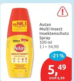 Budni Autan multi insect insektenschutz spray Angebot