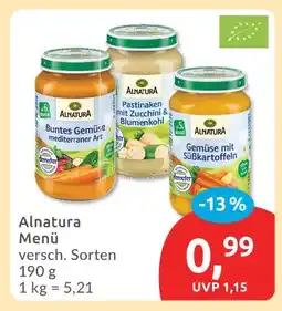 Budni Alnatura menü Angebot