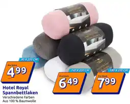 Action Hotel Royal Spannbettlaken Angebot