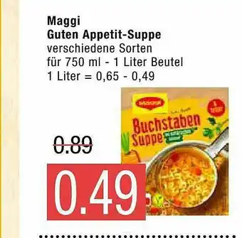 Marktkauf Maggi Guten Appetit-suppe Angebot