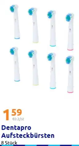 Action Dentapro Aufsteckbürsten Angebot