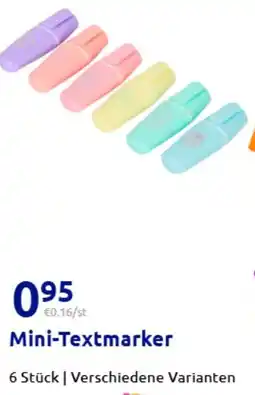 Action Mini-Textmarker Angebot