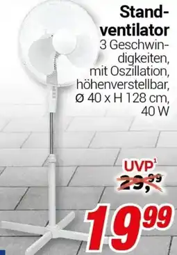 CENTERSHOP Standventilator Angebot