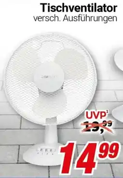 CENTERSHOP Tischventilator Angebot