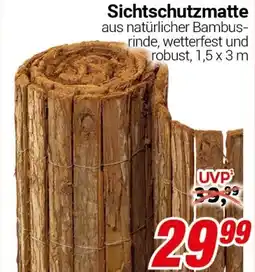 CENTERSHOP Sichtschutzmatte Angebot