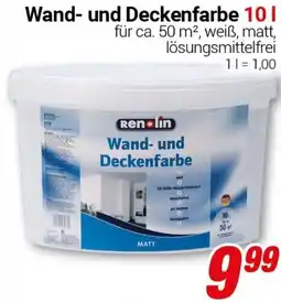 CENTERSHOP Wand und Deckenfarbe Angebot