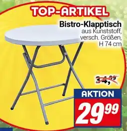 CENTERSHOP Bistro-Klapptisch Angebot