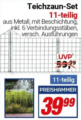 CENTERSHOP Teichzaun-Set Angebot