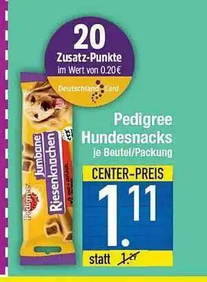 E-Center Pedigree Hundesnacks Angebot