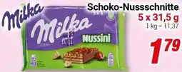 CENTERSHOP Schoko-Nussschnitte Angebot