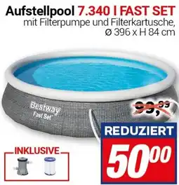 CENTERSHOP Aufstellpool 7.340 I FAST SET Angebot