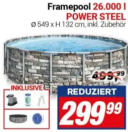 CENTERSHOP Framepool 26.000 I POWER STEEL Angebot
