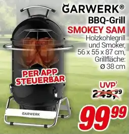 CENTERSHOP GARWERK BBQ-Grill SMOKEY SAM Angebot