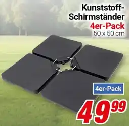 CENTERSHOP Kunststoff Schirmständer Angebot
