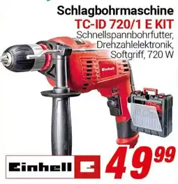 CENTERSHOP Einhell Schlagbohrmaschine TC-ID 720/1 E KIT Angebot