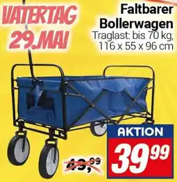 CENTERSHOP Faltbarer Bollerwagen Angebot