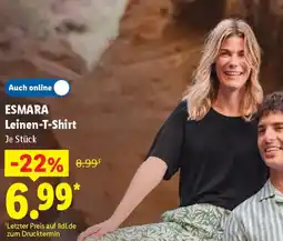 Lidl ESMARA Leinen-T-Shirt Angebot