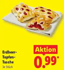 Lidl Erdbeer- Topfen Tasche Angebot