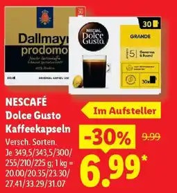 Lidl NESCAFÉ Dolce Gusto Kaffeekapseln Angebot