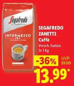 Lidl SEGAFREDO ZANETTI Caffè Angebot