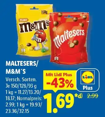 MALTESERS/ M&M'S