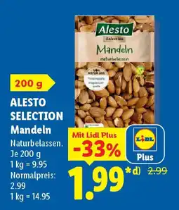 Lidl ALESTO SELECTION Mandeln Angebot