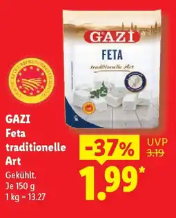 Lidl GAZI Feta traditionelle Art Angebot