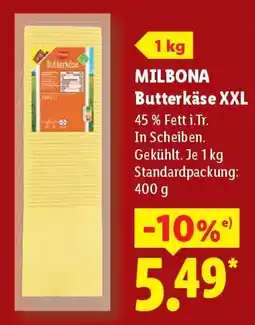 Lidl MILBONA Butterkäse XXL Angebot