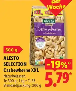 Lidl ALESTO SELECTION Cashewkerne XXL Angebot