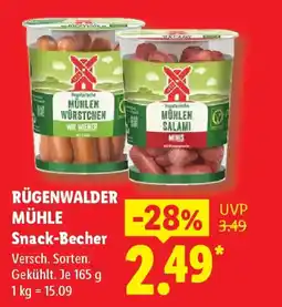 Lidl RÜGENWALDER MÜHLE Snack-Becher Angebot