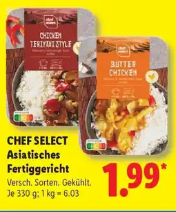 Lidl CHEF SELECT Asiatisches Fertiggericht Angebot