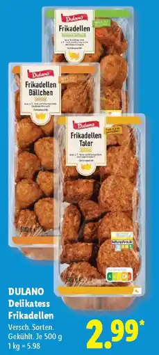 Lidl DULANO Delikatess Frikadellen Angebot
