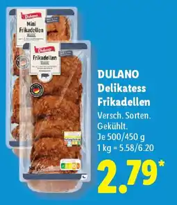 Lidl DULANO Delikatess Frikadellen Angebot