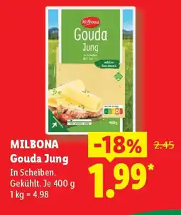 Lidl MILBONA Gouda Jung Angebot