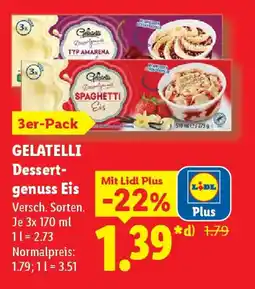 Lidl GELATELLI Dessertgenuss Eis Angebot