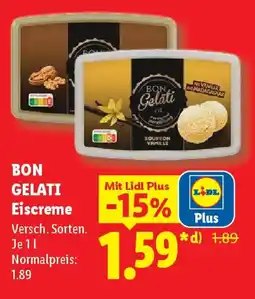 Lidl BON GELATI Eiscreme Angebot