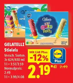 Lidl GELATELLI Stieleis Angebot