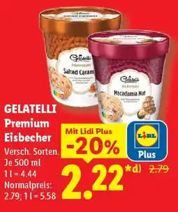 Lidl GELATELLI Premium Eisbecher Angebot