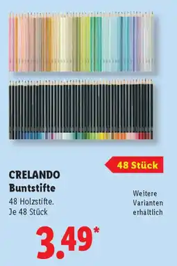 Lidl CRELANDO Buntstifte Angebot