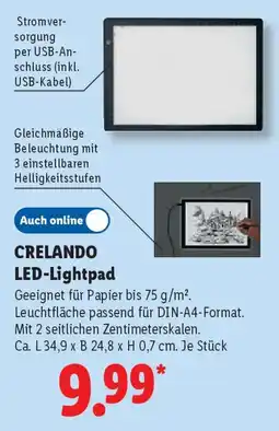 Lidl CRELANDO LED-Lightpad Angebot