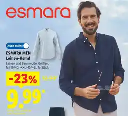 Lidl ESMARA MEN Leinen-Hemd Angebot