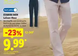 Lidl ESMARA MEN Leinen-Hose Angebot