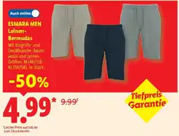 Lidl ESMARA MEN Leinen- Bermudas Angebot