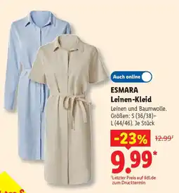 Lidl ESMARA Leinen-Kleid Angebot