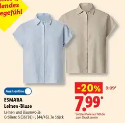 Lidl ESMARA Leinen-Bluse Angebot