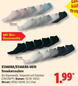 Lidl ESMARA/ESMARA MEN Sneakersocken Angebot