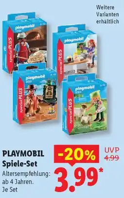 Lidl PLAYMOBIL Spiele-Set Angebot